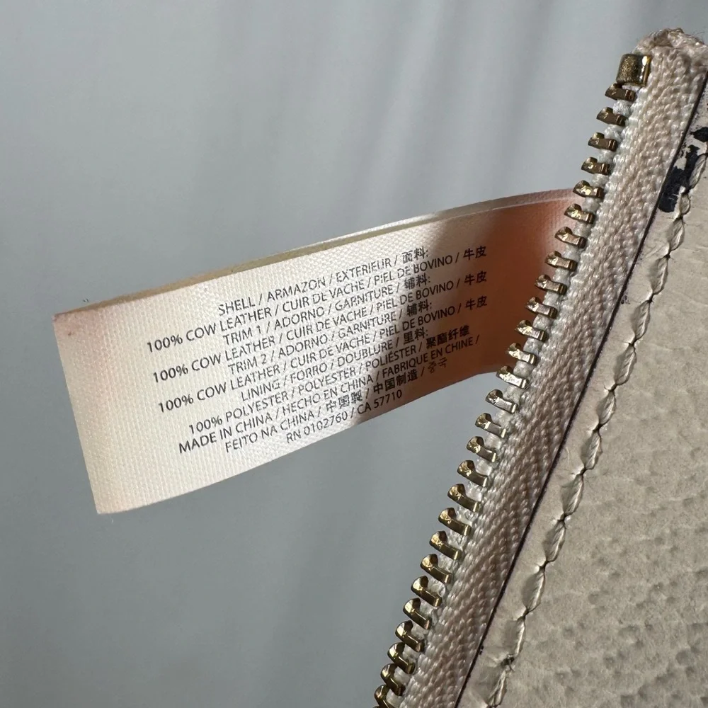 Kate Spade Black and White Leather Wristlet